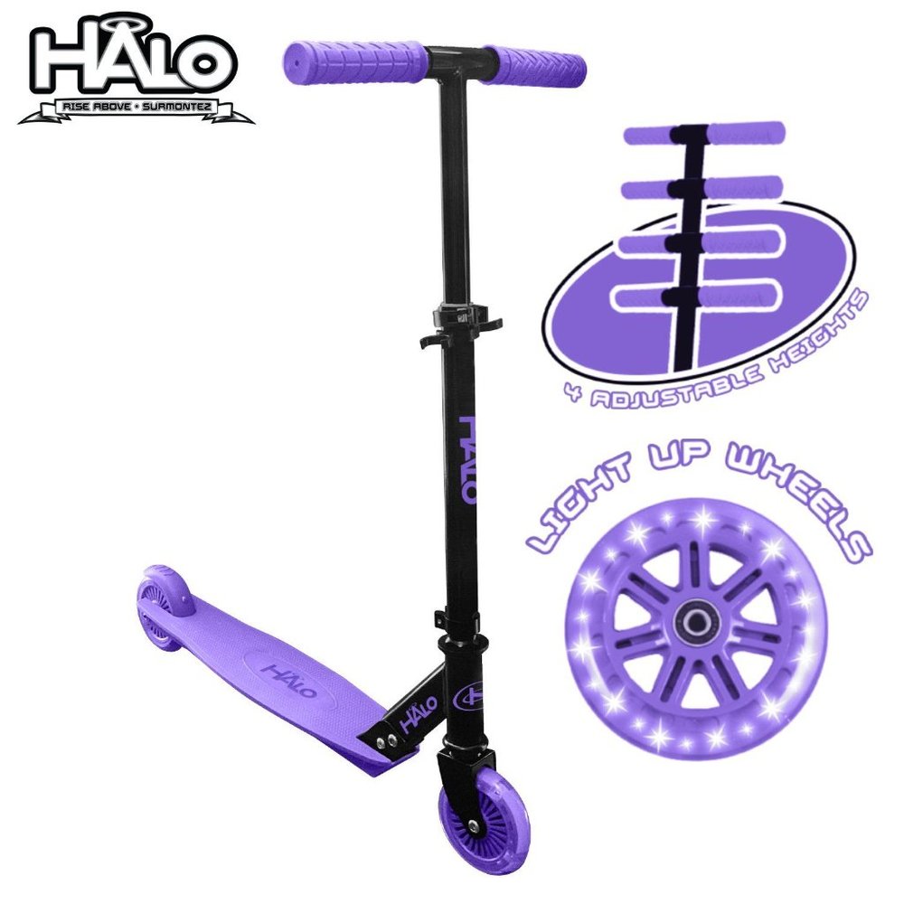 COPY - HALO scooter Rise Above 100 mm Inline Scooter Purple Unisex new